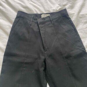 Abercrombie Pixie Flare High-Rise Work Pants, Size 28/6S, Black – fair Used